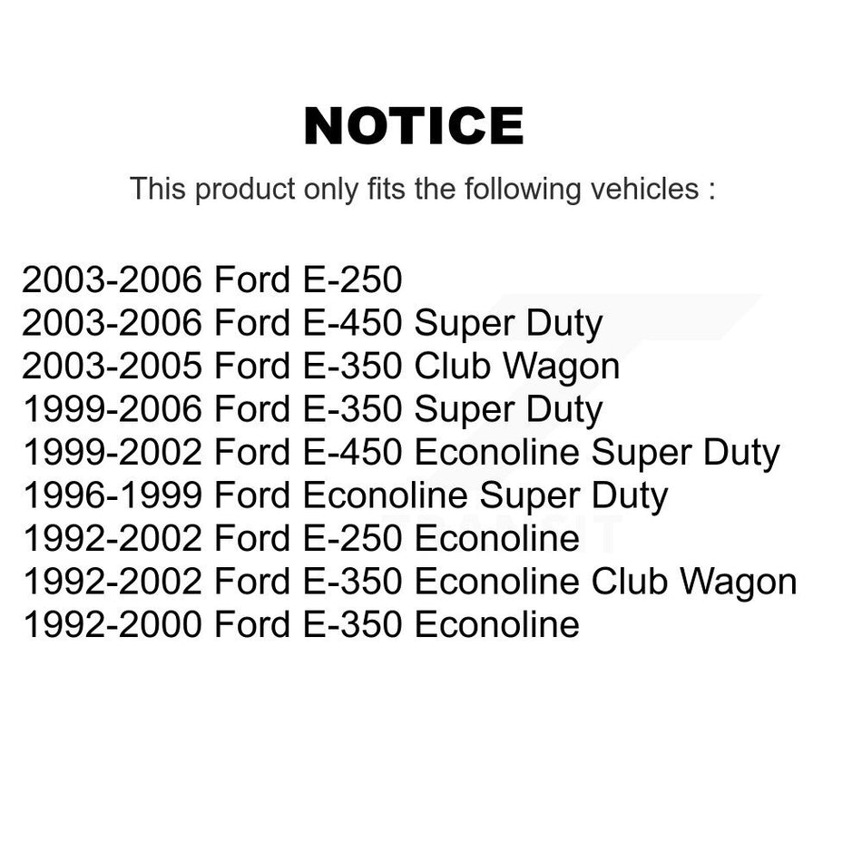 Front Left Tie Rod End & Boot Kit For Ford E-350 Super Duty Econoline E-250 Club Wagon KTB-100298
