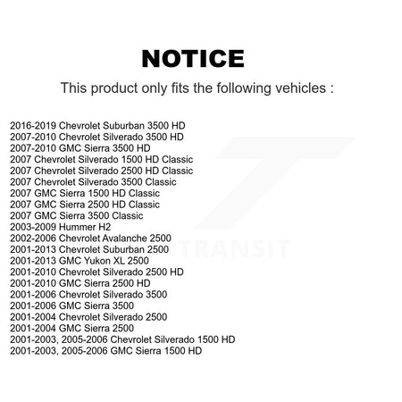 Front Left or Right Tie Rod End & Boot Kit For Chevrolet GMC Sierra 2500 HD Silverado H2 KTB-100364