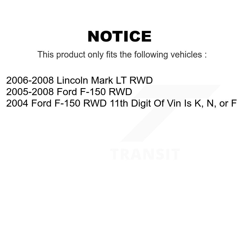 Front Left or Right Steering Tie Rod End & Boot Kit For Ford F-150 Lincoln Mark LT RWD KTB-100370