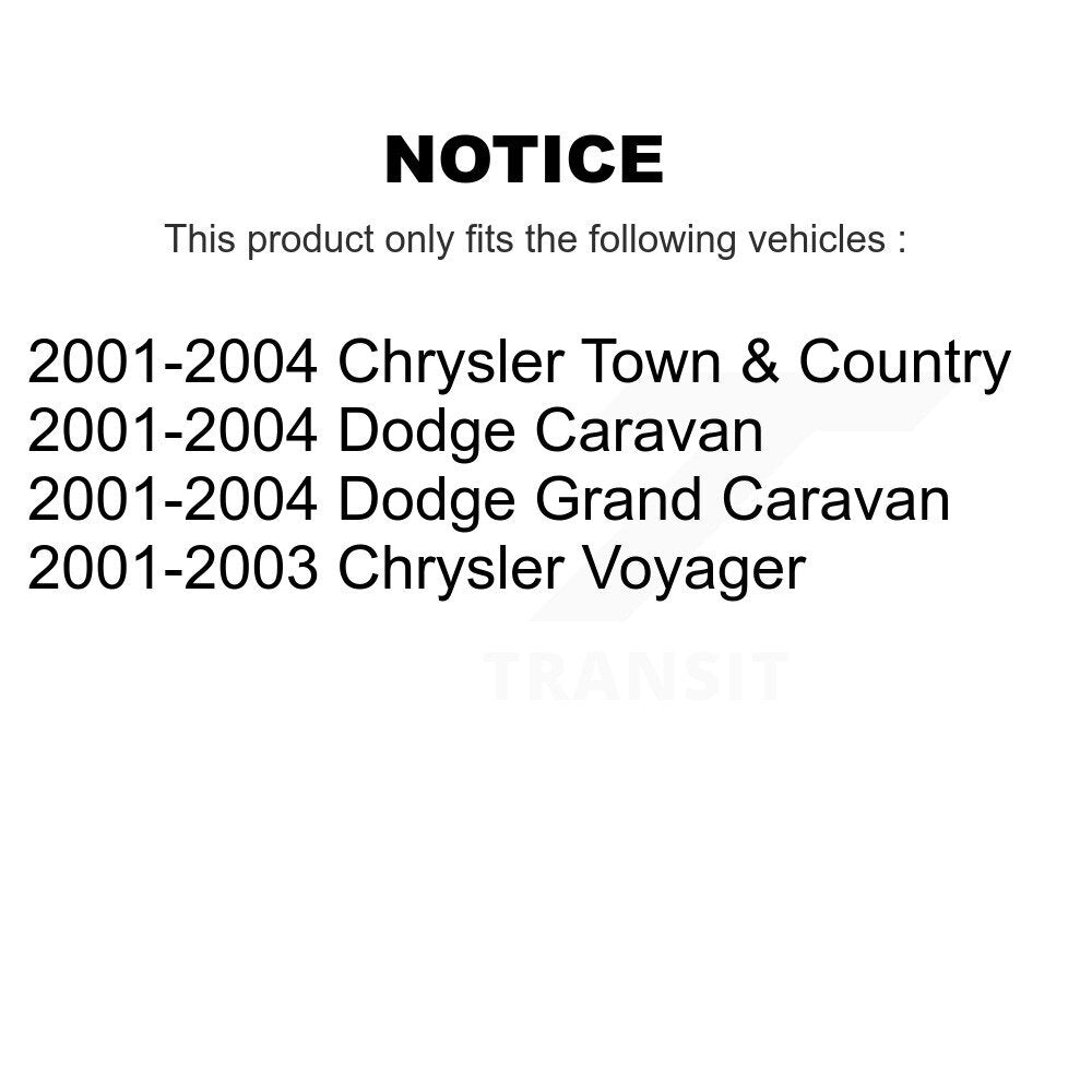 Front Left or Right Tie Rod End & Boot Kit For Dodge Caravan Grand Chrysler Town KTB-100440