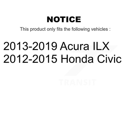 Front Left Steering Tie Rod End & Boot Kit For Honda Civic Acura ILX KTB-100480