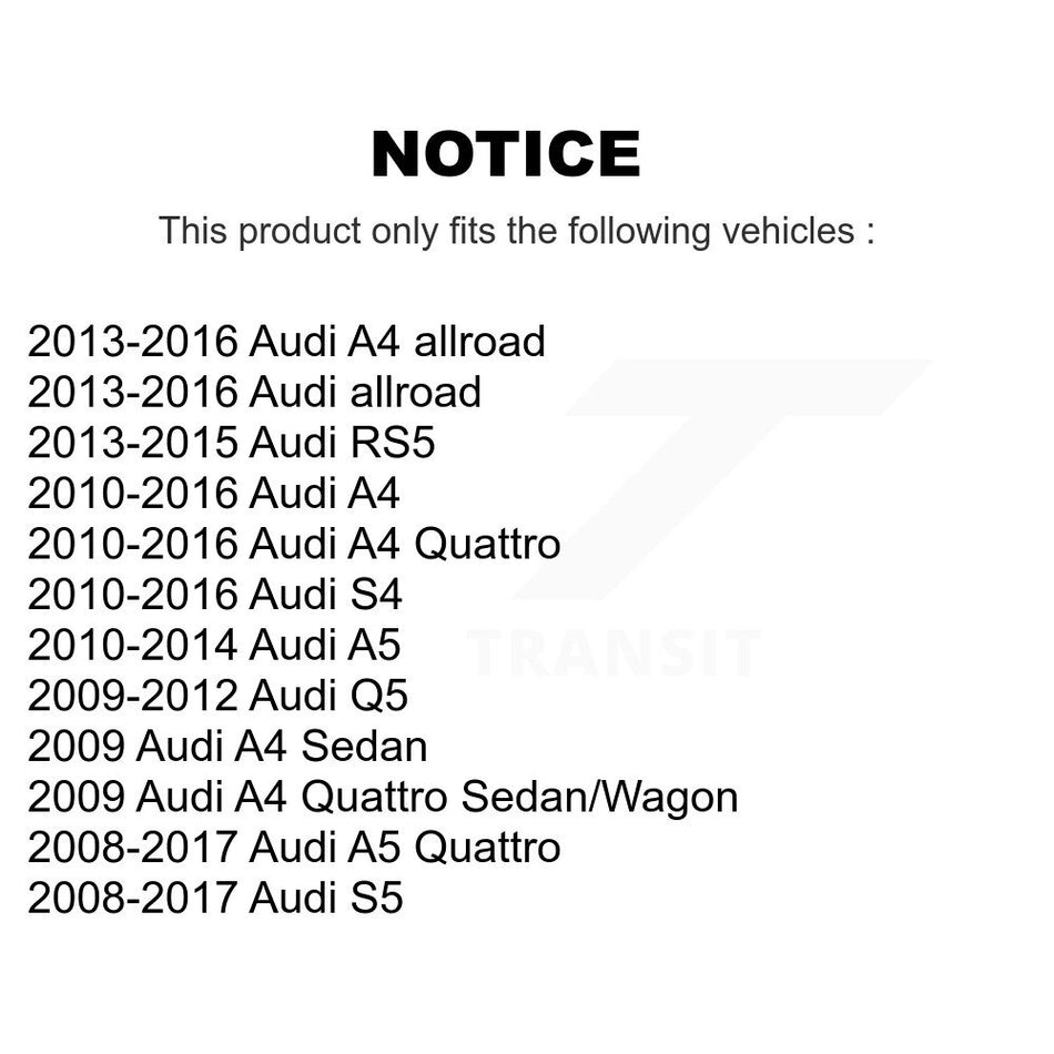 Front Left Steering Tie Rod End & Boot Kit For Audi A4 Quattro Q5 A5 S5 S4 allroad KTB-100507