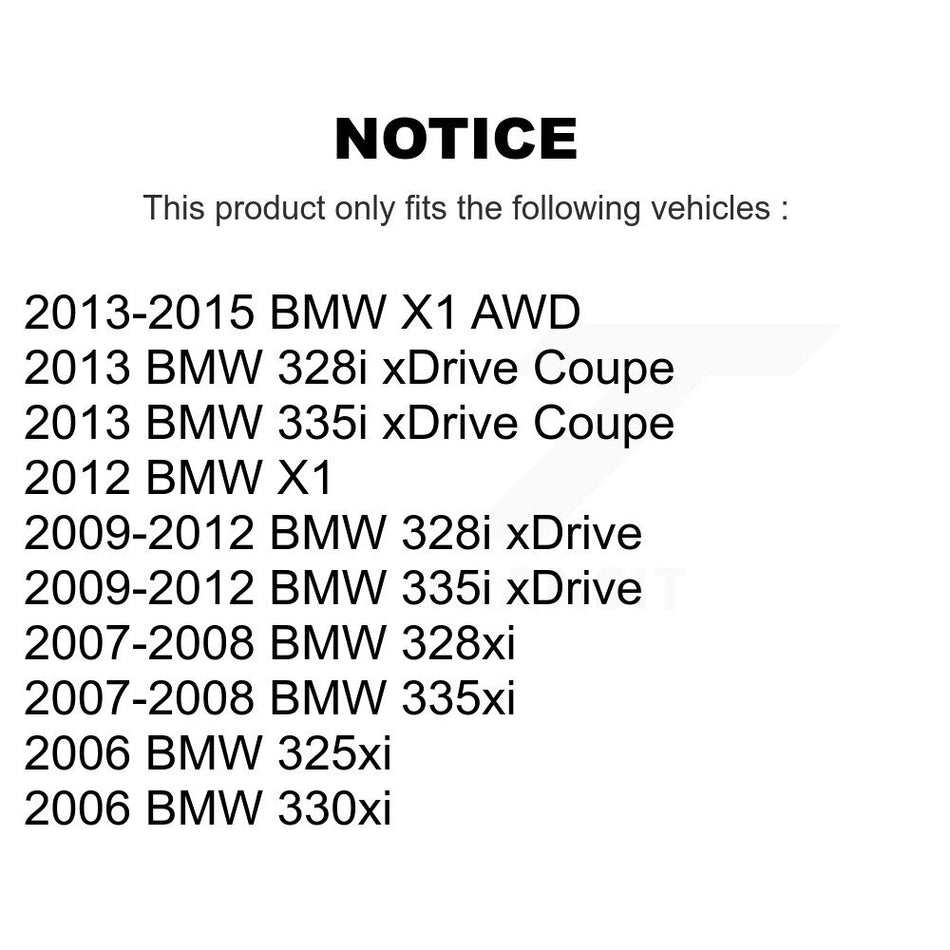 Front Left Tie Rod End & Boot Kit For BMW 328i xDrive X1 335i 328xi 335xi 325xi 330xi KTB-100546