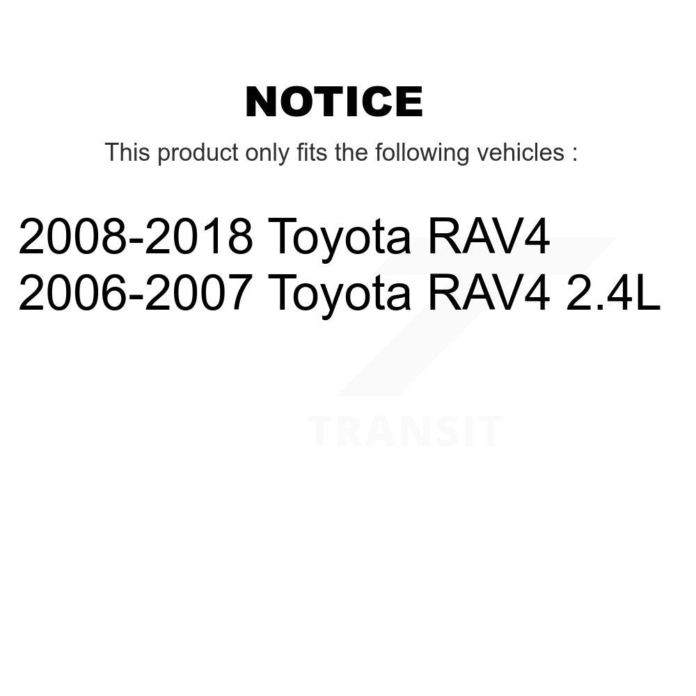 Front Left Steering Tie Rod End & Boot Kit For Toyota RAV4 KTB-100547