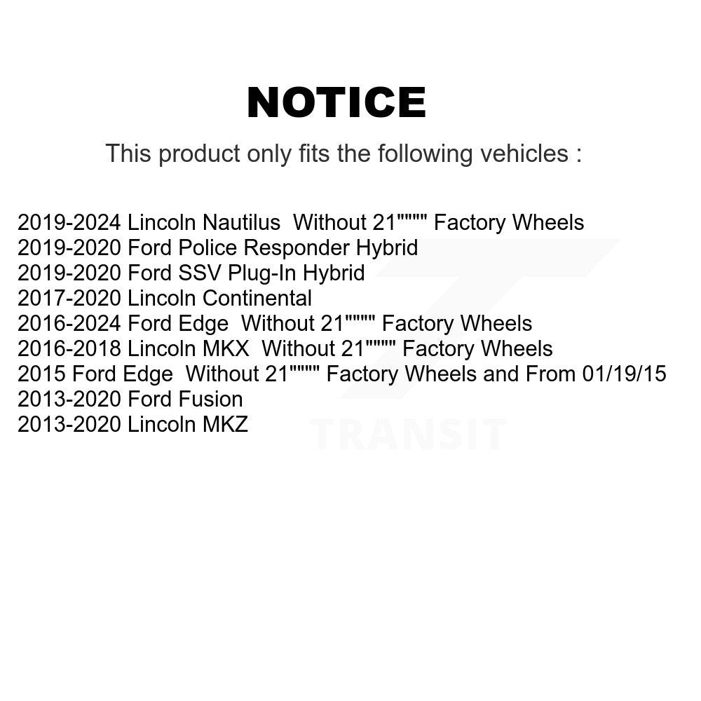 Front Right Tie Rod End & Boot Kit For Ford Edge Fusion Lincoln Nautilus MKX MKZ Police KTB-100595