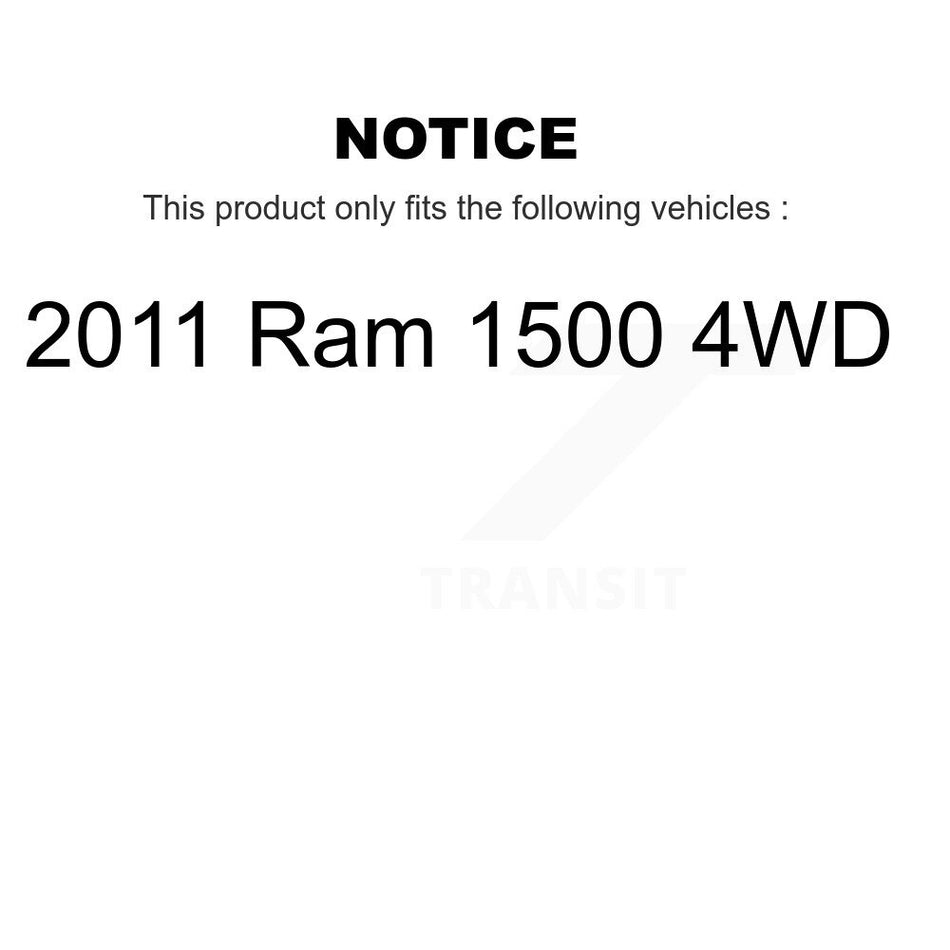 Front Right Steering Tie Rod End & Boot Kit For 2011 Ram 1500 4WD KTB-100720