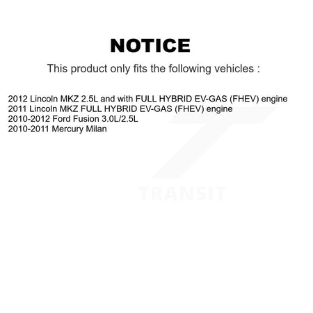 Front Steering Tie Rod End & Boot Kit For Ford Fusion Lincoln MKZ Mercury Milan KTB-100810