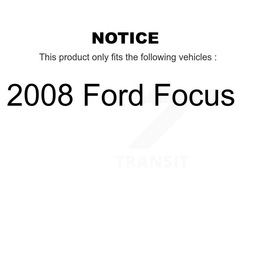 Front Steering Tie Rod End & Boot Kit For 2008 Ford Focus KTB-100837