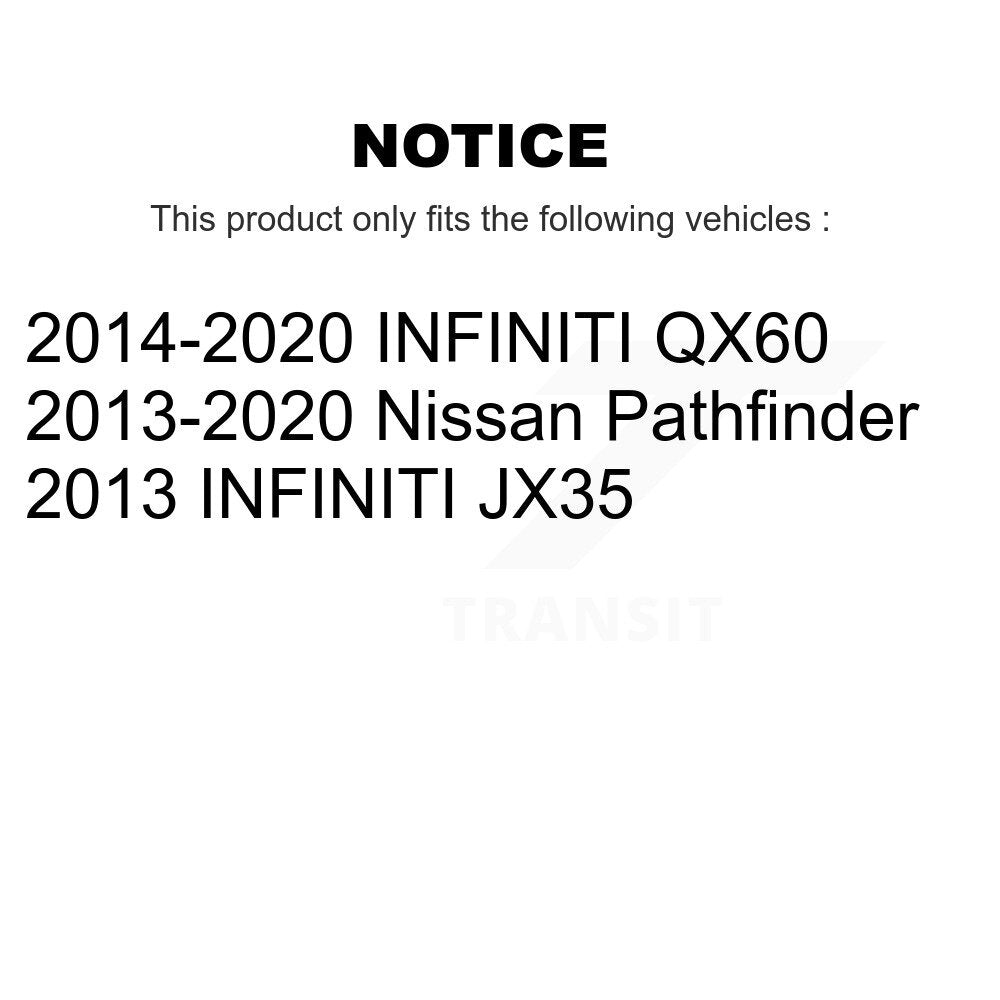 Front Steering Tie Rod End & Boot Kit For Nissan Pathfinder INFINITI QX60 JX35 KTB-100854