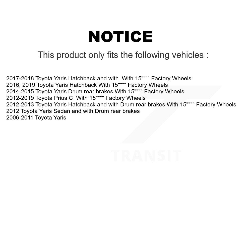 Front Steering Tie Rod End & Boot Kit For Toyota Yaris Prius C KTB-100861