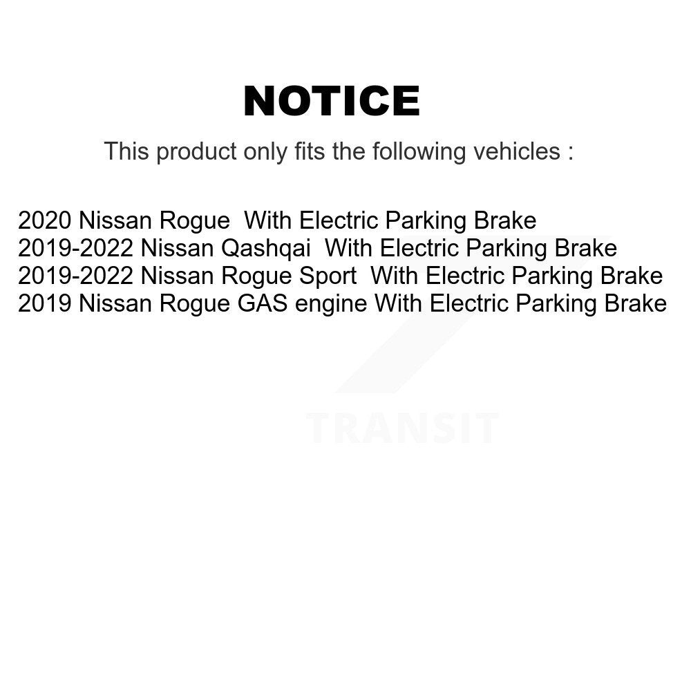 Front Rear Ceramic Brake Pads Kit For Nissan Rogue Sport Qashqai KTC-100664