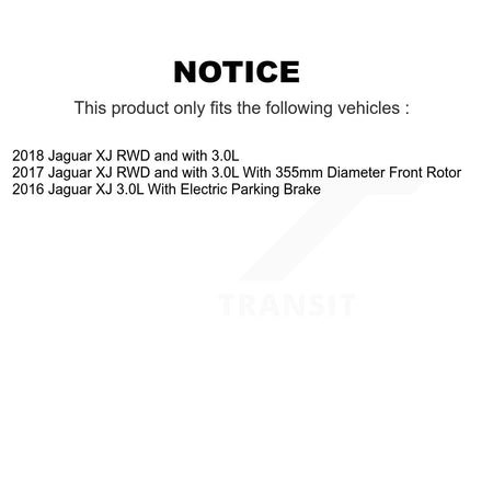Front Rear Ceramic Brake Pads Kit For Jaguar XJ F-Type KTC-100751