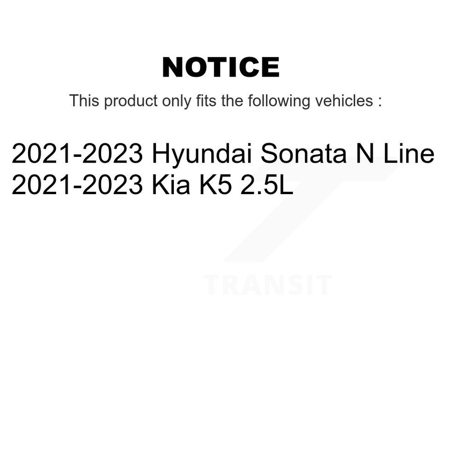Front Rear Ceramic Brake Pads Kit For Hyundai Sonata Kia K5 KTC-100802