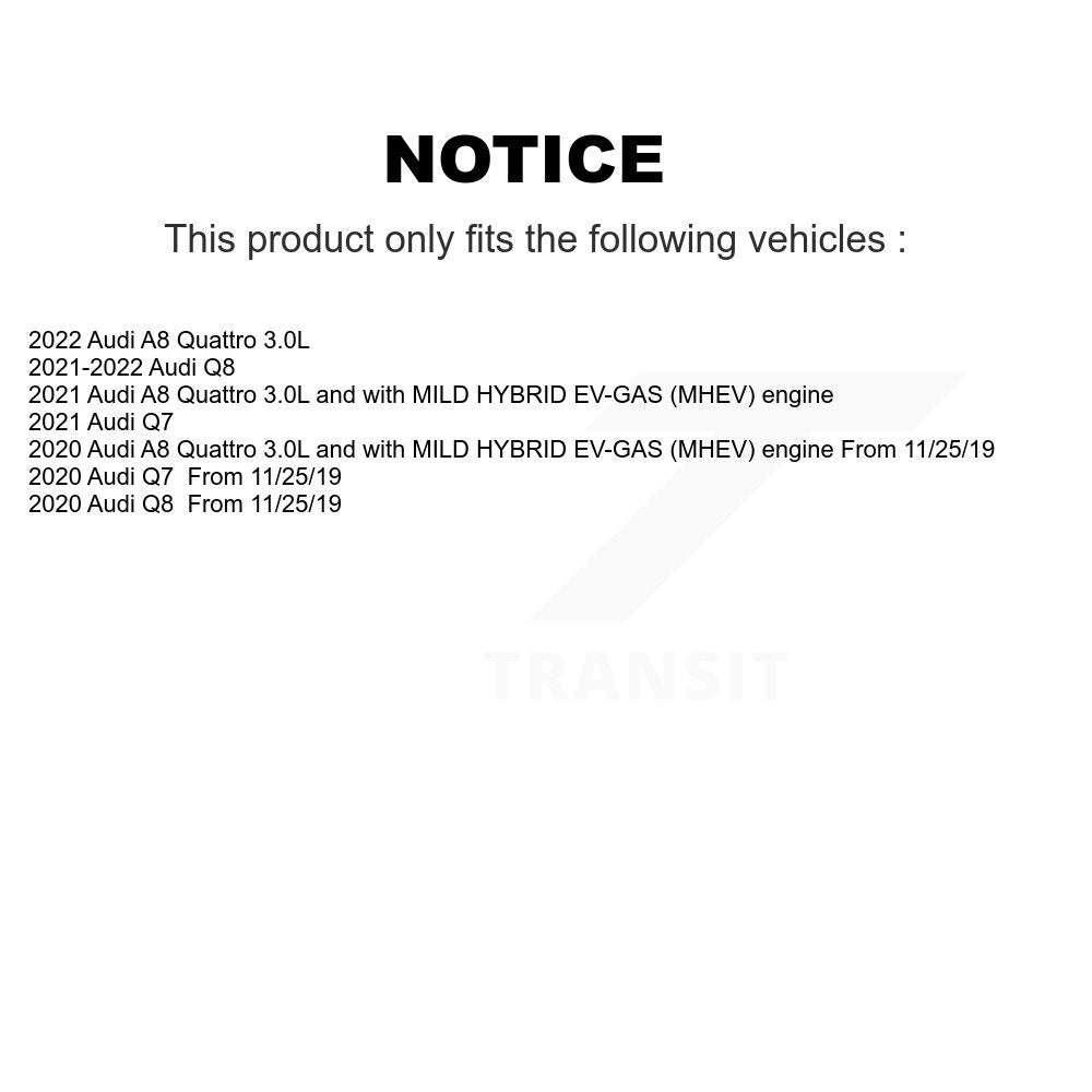 Front Rear Ceramic Brake Pads Kit For Audi Q7 Q8 A8 Quattro KTC-100849
