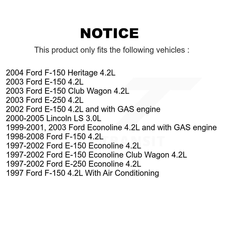 Accessory Drive Belt Idler Pulley KTP-89012 For Ford F-150 Lincoln LS E-250 Econoline Heritage E-150