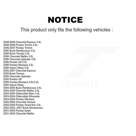 Smooth Pulley Accessory Drive Belt Idler KTP-89098 For Chevrolet Pontiac Equinox Torrent Am