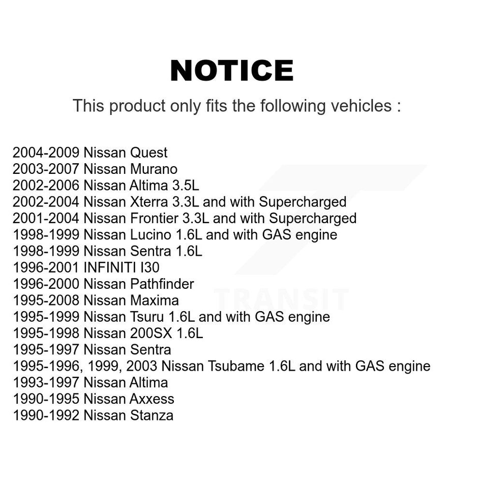 Accessory Drive Belt Idler Pulley KTP-89134 For Nissan Altima Murano Maxima Xterra Pathfinder Quest
