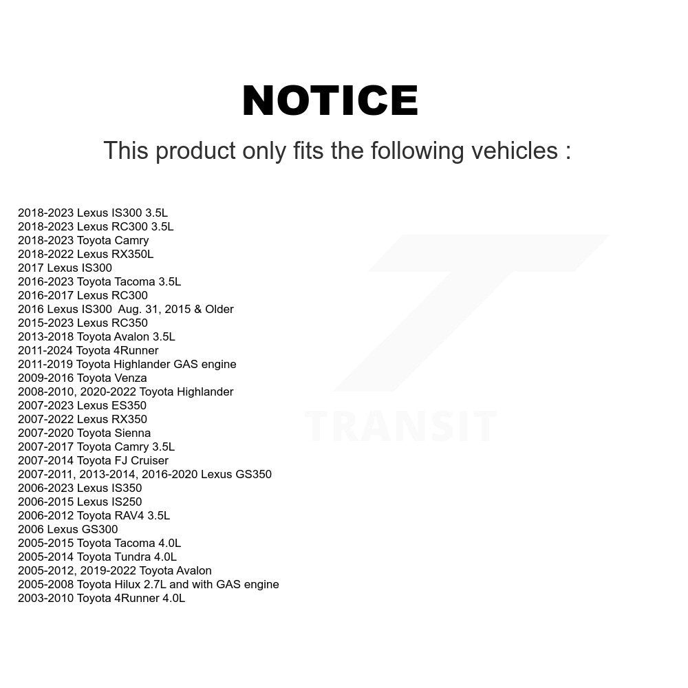 Accessory Drive Belt Idler Pulley KTP-89158 For Toyota Camry Tacoma Lexus Highlander Sienna RAV4 FJ