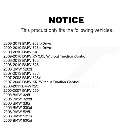 Accessory Drive Belt Pulley KTP-89163 For BMW 328i xDrive 323i X5 128i 328xi X3 325i 330i 325xi 528i