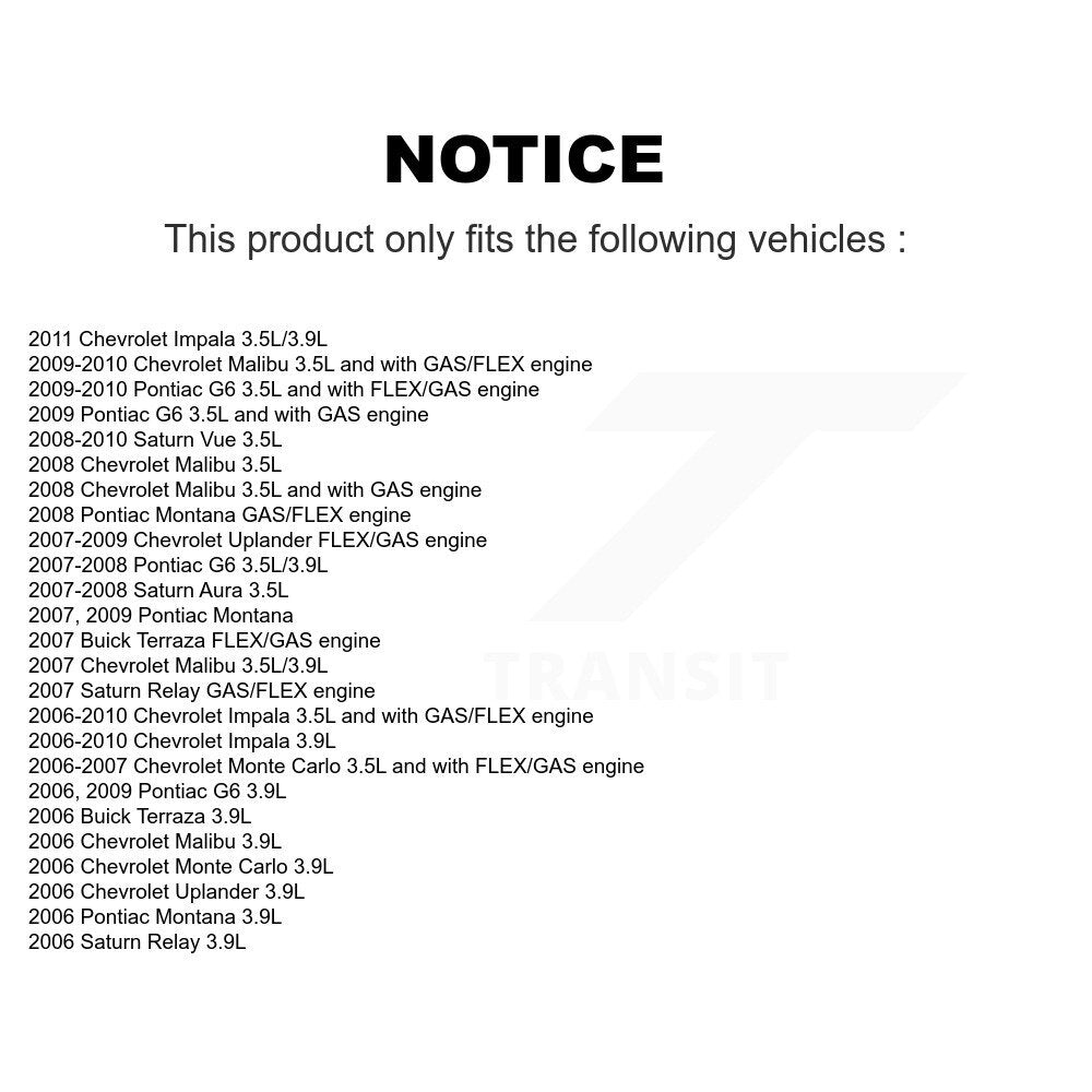 Accessory Drive Belt Tensioner Assembly KTP-89383 For Chevrolet Impala Pontiac Malibu Montana G6 Vue