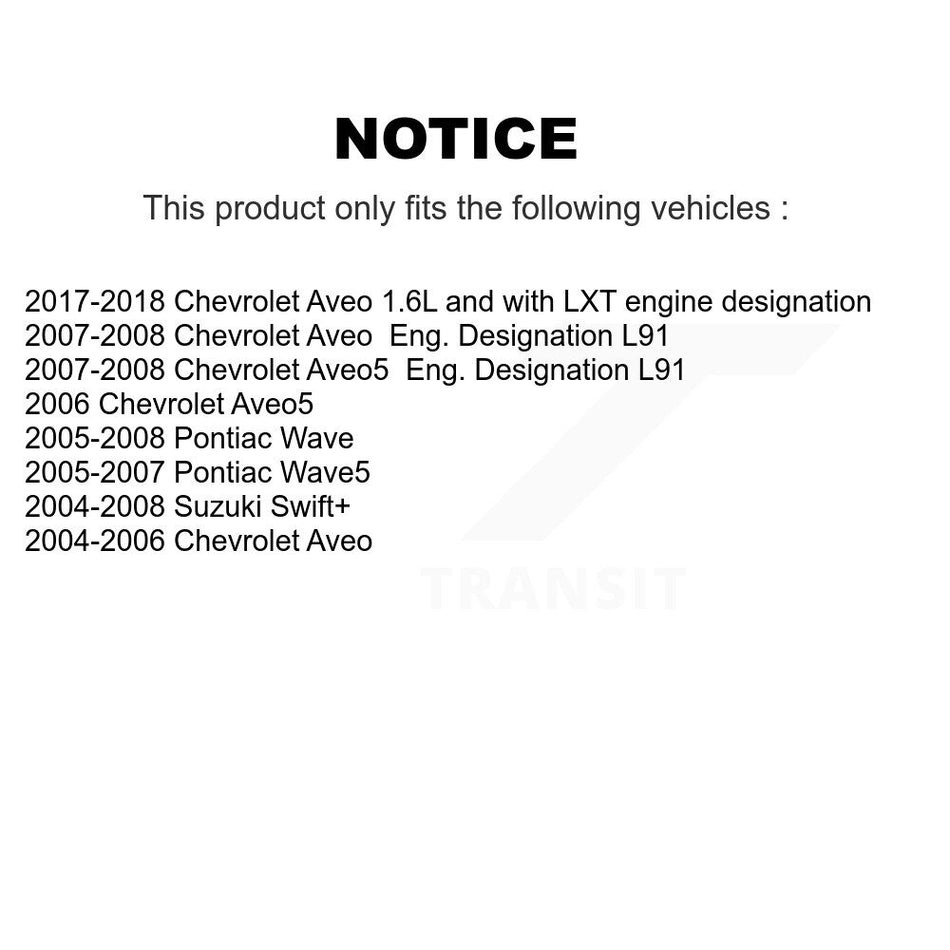 Accessory Drive Belt Tensioner Assembly KTP-89388 For Chevrolet Pontiac Wave Aveo Aveo5 Suzuki Wave5