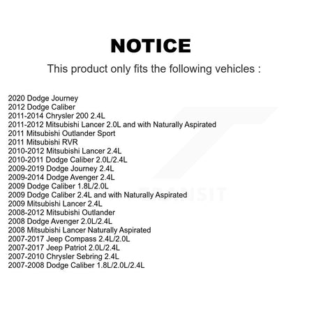 Accessory Drive Belt Tensioner Assembly KTP-89392 For Dodge Journey Jeep Mitsubishi Patriot Chrysler