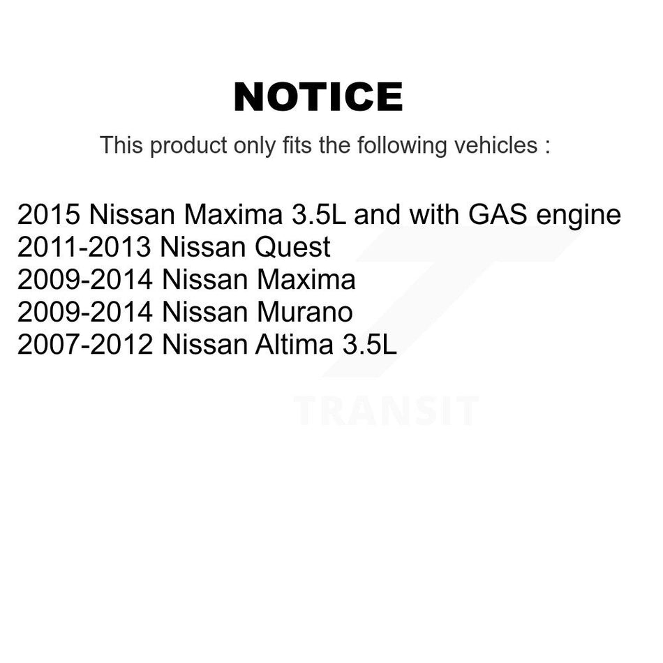 Upper Accessory Drive Belt Idler Pulley KTP-89525 For Nissan Altima Murano Maxima Quest