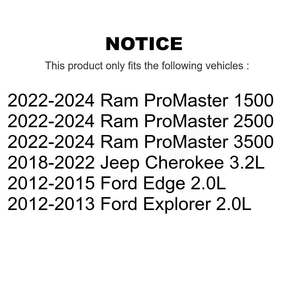 Accessory Drive Belt Idler Pulley KTP-89582 For Jeep Cherokee Ford Edge Explorer Ram ProMaster 3500
