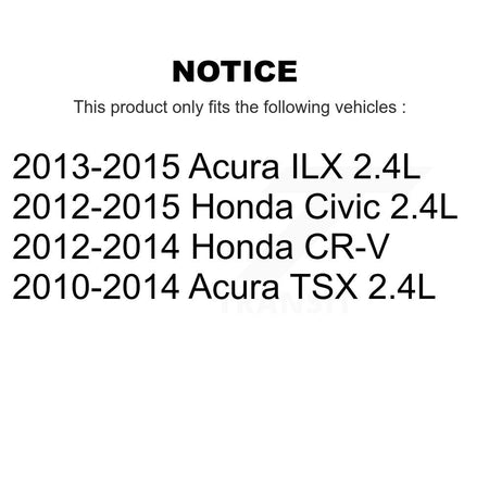Accessory Drive Belt Idler Pulley KTP-89584 For Honda Civic CR-V Acura ILX TSX
