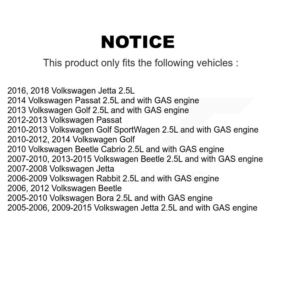 Air Conditioning Accessory Drive Belt Tensioner Assembly KTP-89620 For Volkswagen Jetta Golf Passat