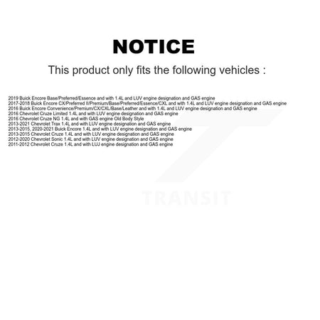 Accessory Drive Belt Tensioner Assembly KTP-89637 For Chevrolet Cruze Buick Encore Trax Sonic NG