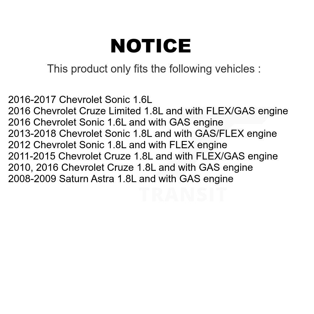 Accessory Drive Belt Tensioner Assembly KTP-89645 For Chevrolet Cruze Sonic Limited Saturn Astra