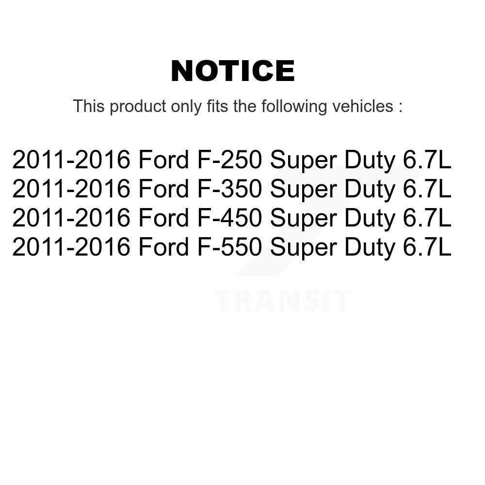 Accessory Drive Belt Tensioner Assembly KTP-89658 For Ford F-350 Super Duty F-250 F-450 F-550 6.7L