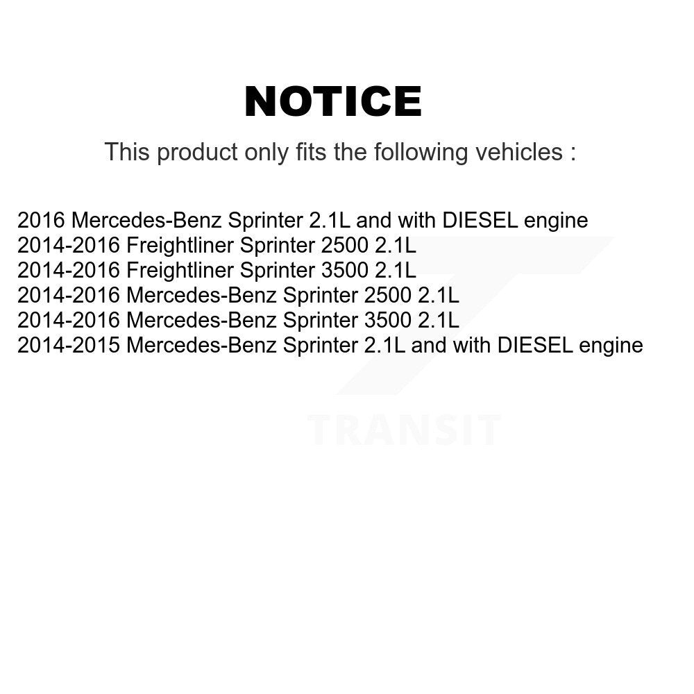 Accessory Drive Belt Tensioner Assembly KTP-89682 For Mercedes-Benz Sprinter 2500 3500 Freightliner