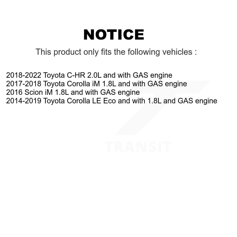 Accessory Drive Belt Tensioner Assembly KTP-89688 For Toyota Corolla C-HR iM Scion