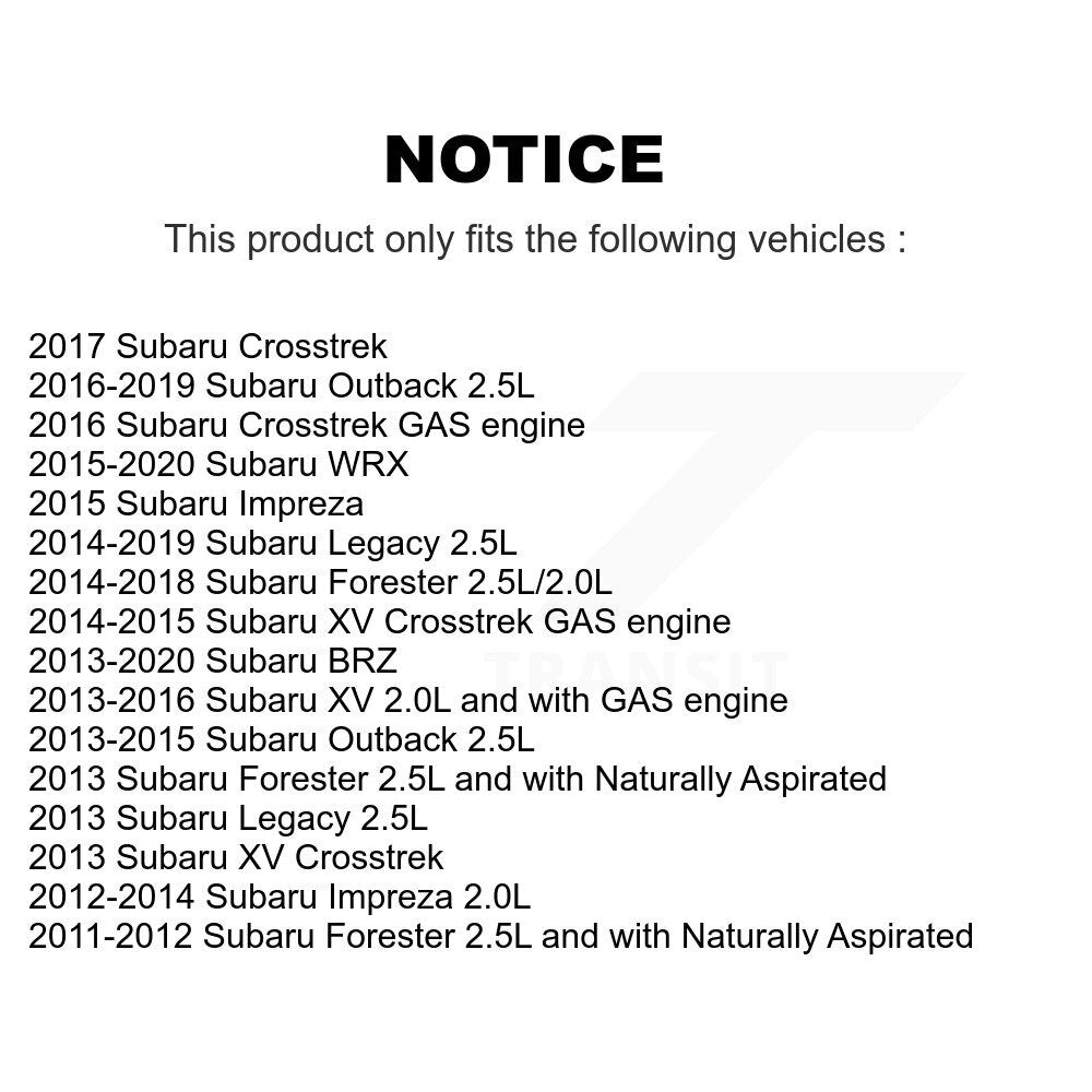 Accessory Drive Belt Tensioner Assembly KTP-89701 For Subaru Forester Outback Impreza XV Crosstrek