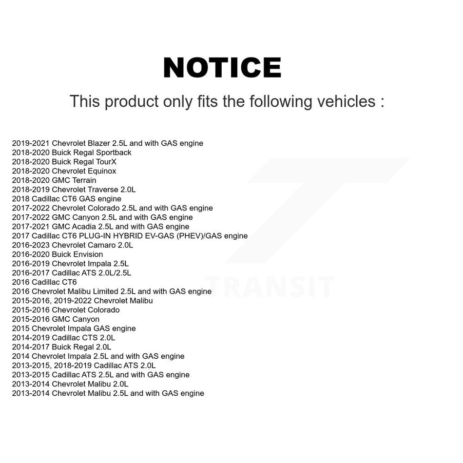 Accessory Drive Belt Tensioner Assembly KTP-89703 For Chevrolet GMC Equinox Colorado Canyon Malibu