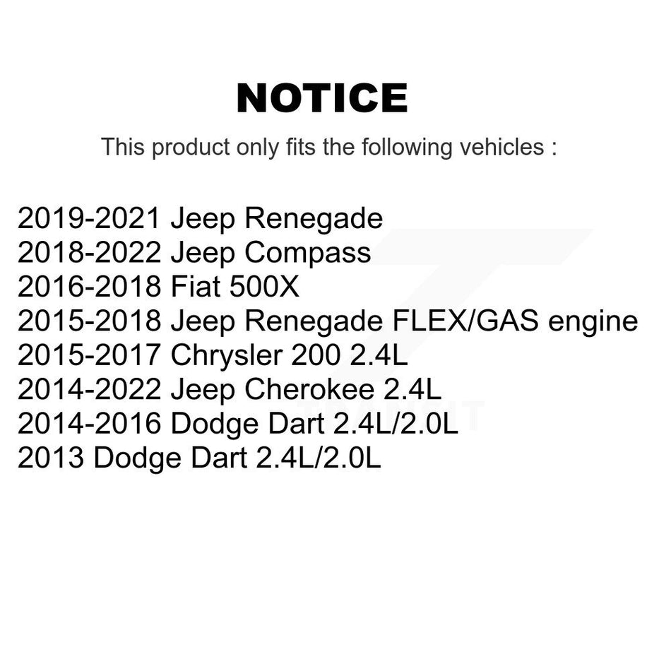 Accessory Drive Belt Tensioner Assembly KTP-89707 For Jeep Cherokee Compass Chrysler 200 Dodge Dart