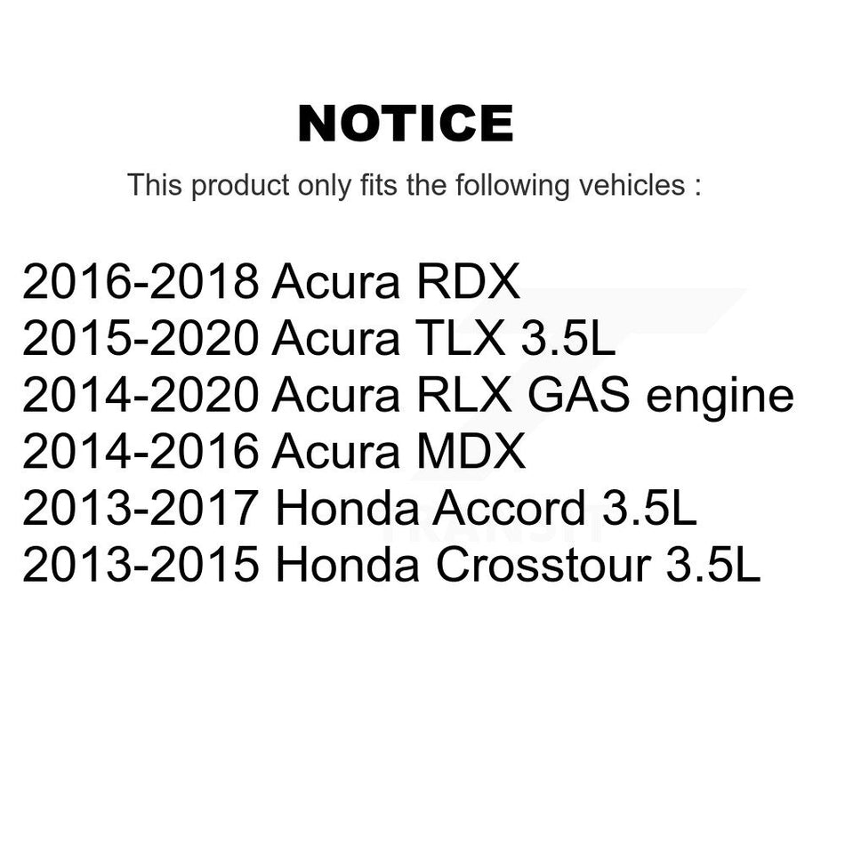 Accessory Drive Belt Tensioner Assembly KTP-89715 For Honda Accord Acura RDX TLX MDX Crosstour RLX