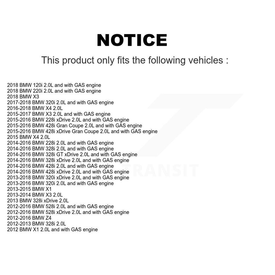 Accessory Drive Belt Tensioner Assembly KTP-89719 For BMW X3 328i xDrive X1 320i 528i X4 428i 228i