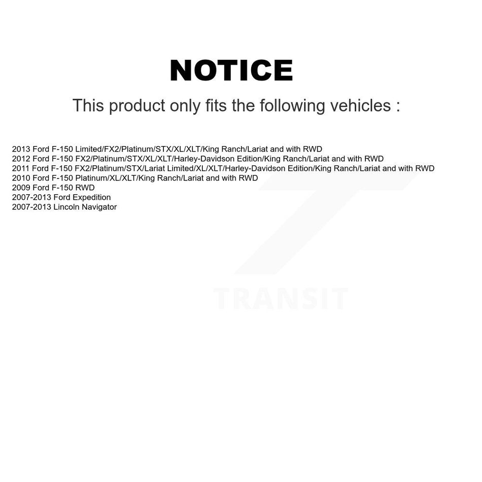 Front Suspension Control Arm And Ball Joint Assembly Stabilizer Bar Link Kit For Ford F-150 Expedition Lincoln Navigator KTR-100136