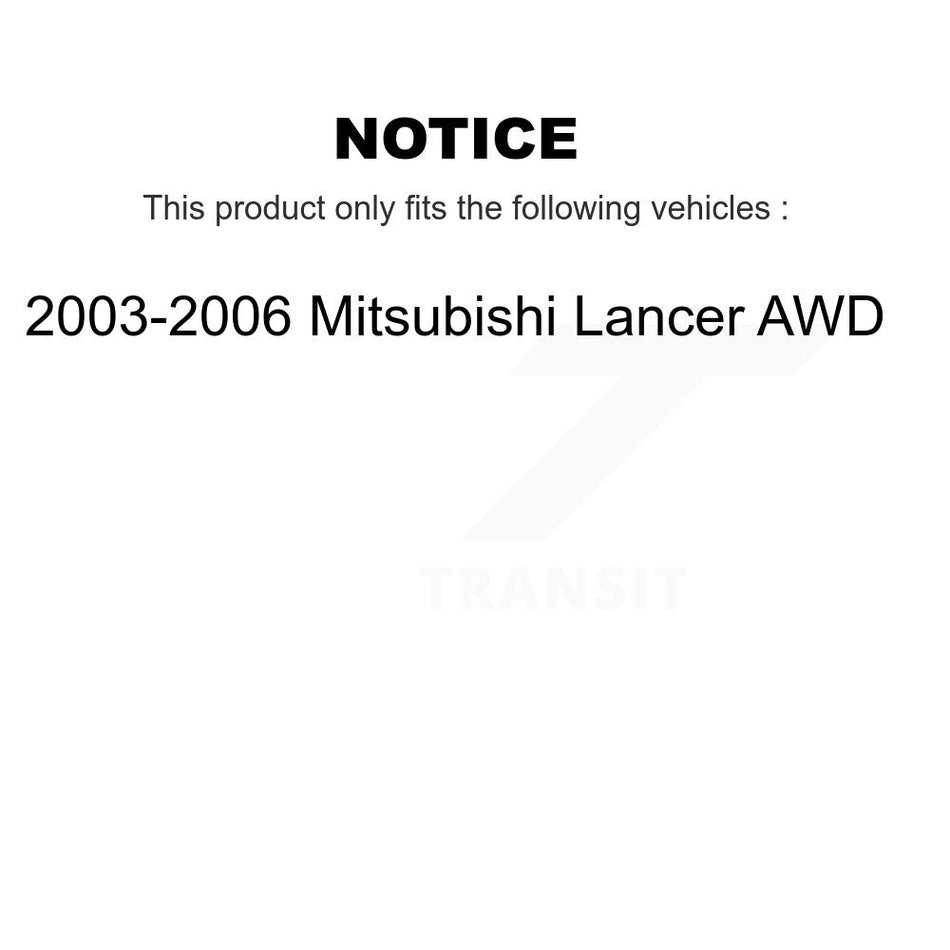 Front Suspension Control Arm And Ball Joint Assembly Stabilizer Bar Link Kit For Mitsubishi Lancer KTR-100214