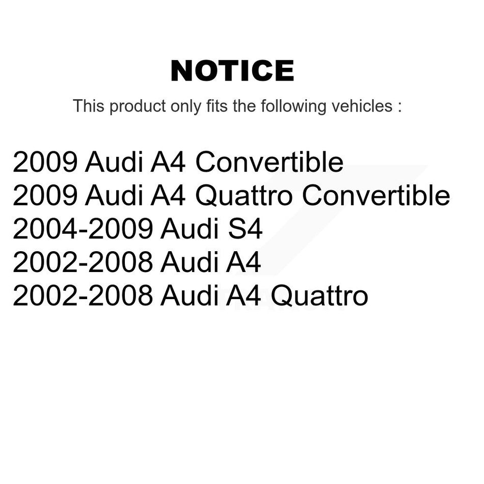 Front Suspension Control Arm And Ball Joint Assembly Stabilizer Bar Link Kit For 2002-2007 Audi A4 Quattro KTR-100298