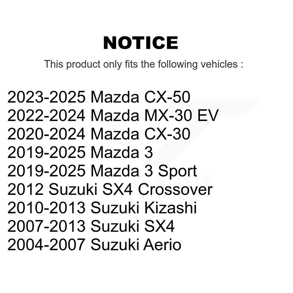 Front Suspension Stabilizer Bar Link Pair For Suzuki SX4 Kizashi Aerio KTR-100692