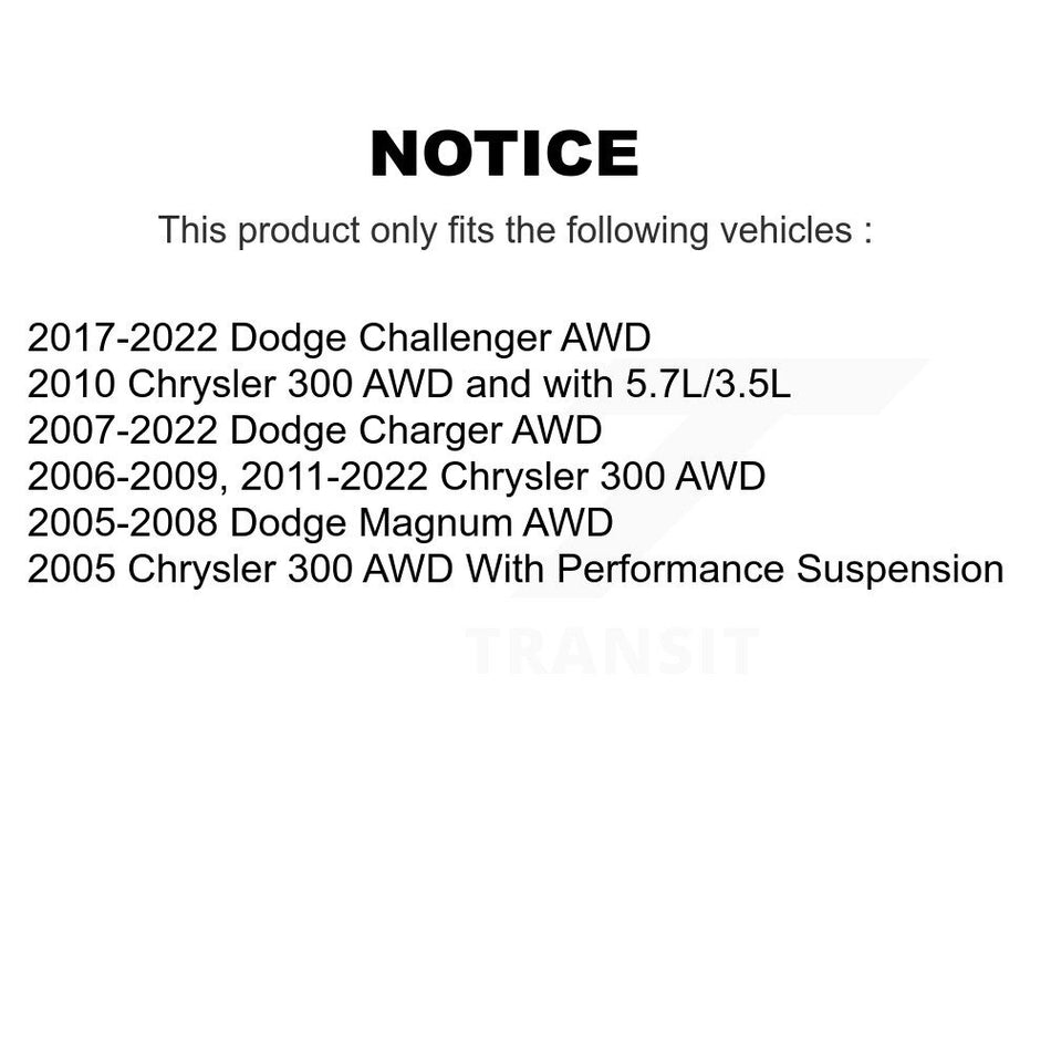 Front Suspension Stabilizer Bar Link Pair For Dodge Charger Chrysler 300 Challenger Magnum KTR-100705