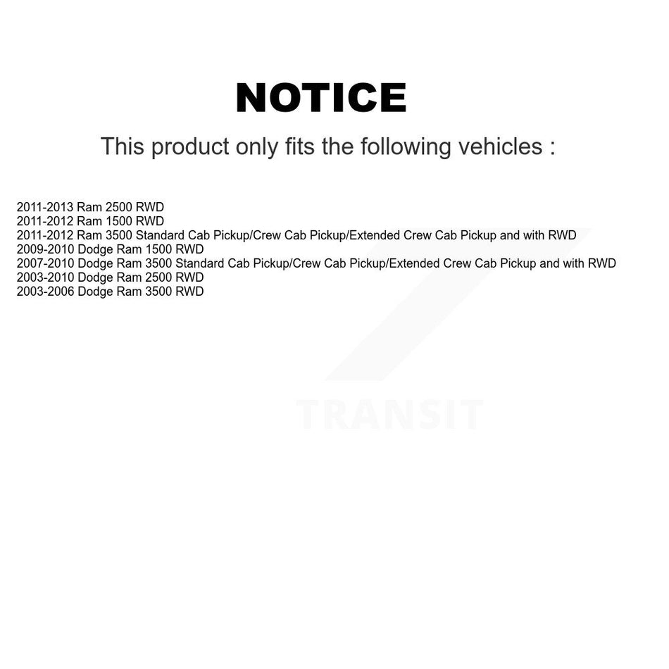 Front Suspension Stabilizer Bar Link Pair For Dodge Ram 1500 2500 3500 KTR-100707