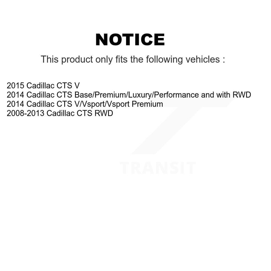 Front Suspension Stabilizer Bar Link Pair For Cadillac CTS KTR-100713