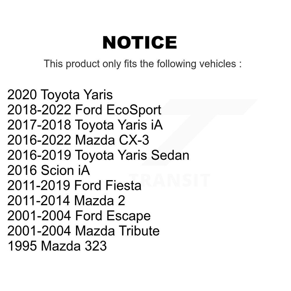 Front Suspension Stabilizer Bar Link Pair For Ford Escape Mazda Tribute CX-3 2 KTR-100751