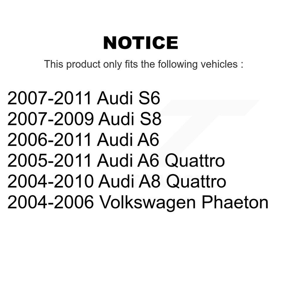 Front Suspension Stabilizer Bar Link Pair For Audi A6 Quattro A8 Volkswagen Phaeton S6 S8 KTR-100771