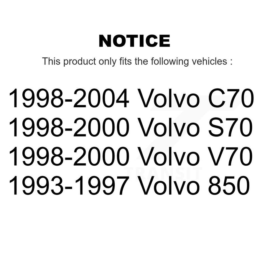 Front Suspension Stabilizer Bar Link Pair For Volvo S70 850 V70 C70 KTR-100799